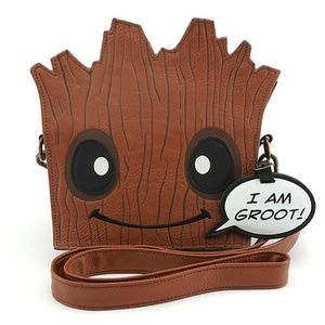 MARVEL Groot Die Cut Crossbody Bag